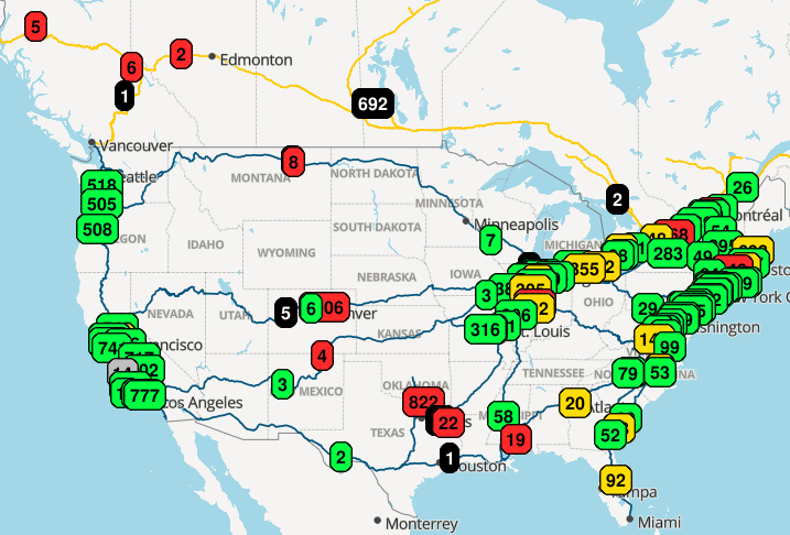 Amtrak Real Time Map Nice Interactive "Live" Train Map For Amtrak And Via - Trains - Jwtalk -  Jehovah's Witnesses Online Community