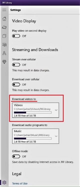 JW Library not downloading videos in Windows10 PC - Computers, Tablets