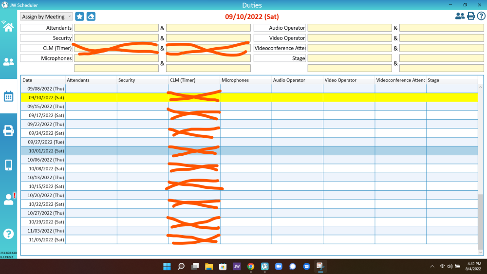 Don't let there be an option to assign CLM timer on weekend meeting.png