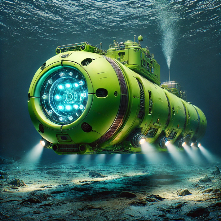 Illustration of the Deepsea Challenger