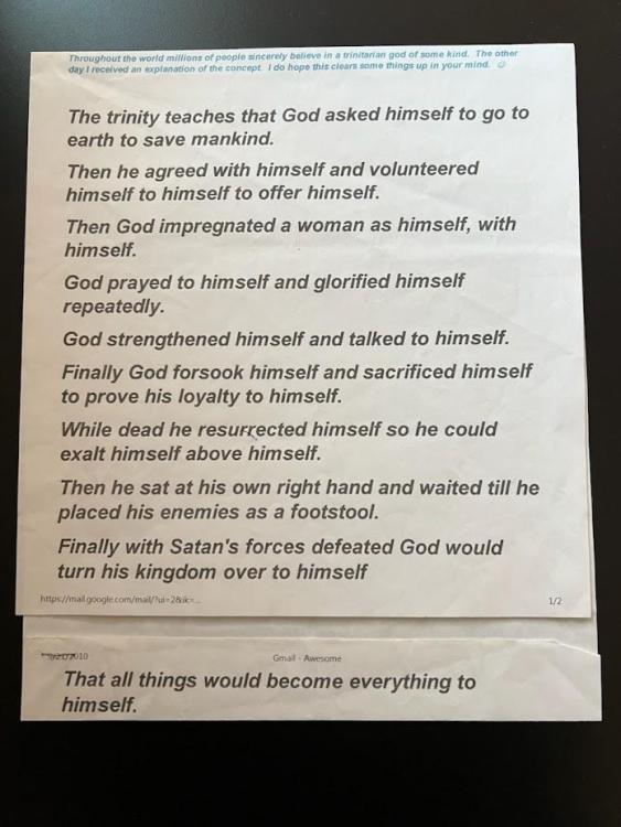 Jesus did not glorify himself, therefore .... Impeccable Logic • 2025-03-24.jpg