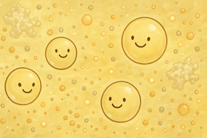 Without hemoglobin, the same oxygen faces drift freely in the plasma — pedestrians tubing along in the current.