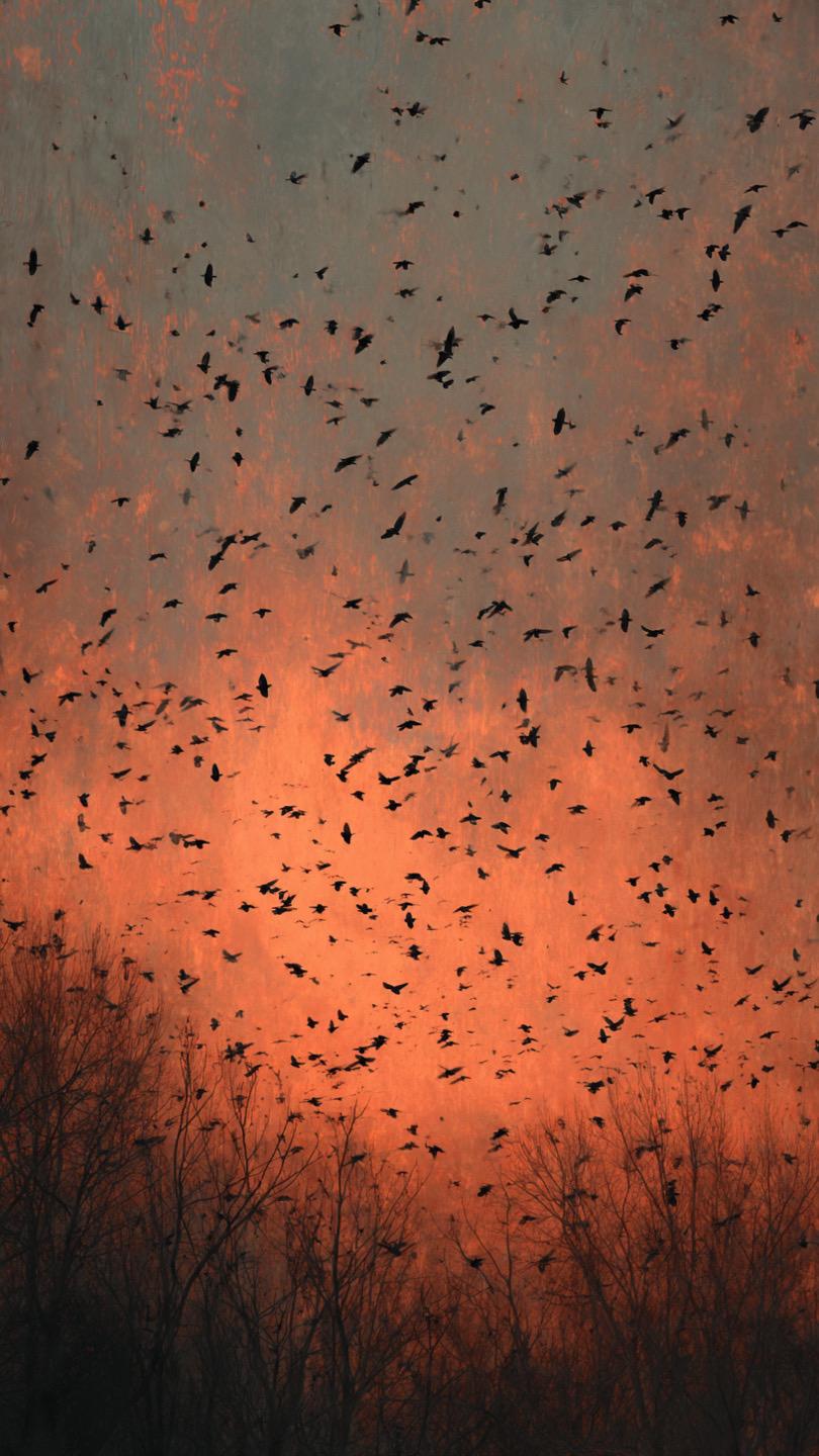 Crow image used as banner for Dark Wings, Bright Minds